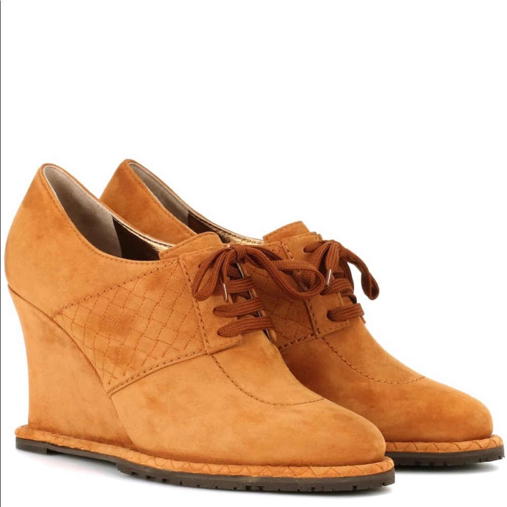 Bottega Veneta Suede Derby Boots